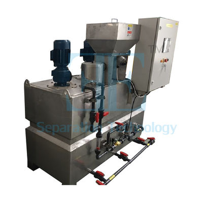 سیستم دوز دهی اتوماتیک 2000L / H با کنترل صفحه نمایش لمسی PLC و مخلوط کننده ذخیره سازی