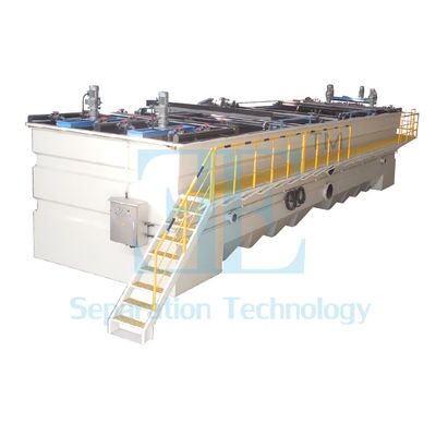 0.8kw Skimmer Flotation گاز حل شده برای تصفیه بار لجن بالا تا 70kg/m2.h