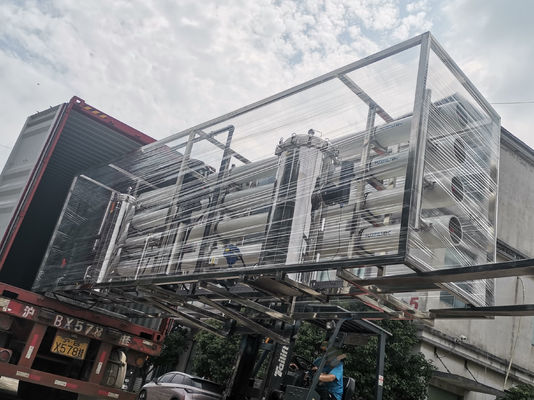 آب خالص فیلتر آب از طریق اسموز معکوس صنعتی 1m3/H-200m3/H وزن 300 کیلوگرم