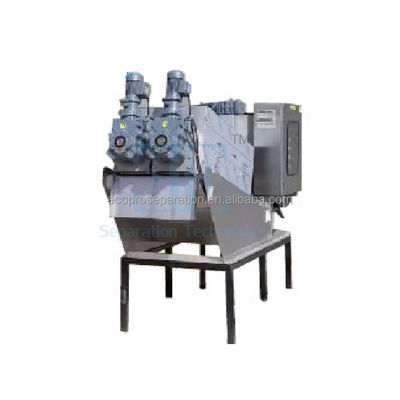 6.8-100m3/H پیچ پریس ماشین تخلیه آب گندم SUS304 آب فاضلاب پیچ پریس