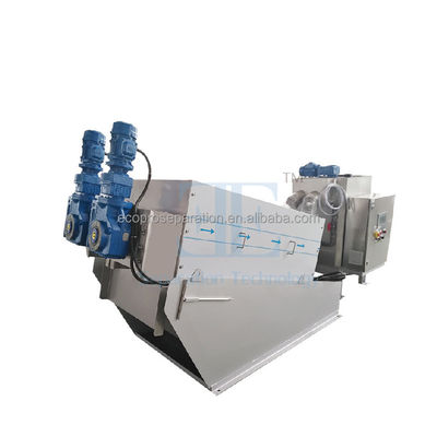 6.8-100m3/H پیچ پریس ماشین تخلیه آب گندم SUS304 آب فاضلاب پیچ پریس