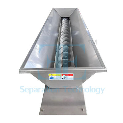 0.8m3/H-12m3/H پریس پیچ آب زدایی 0.4kW پریس آب زدایی شیفت لجن