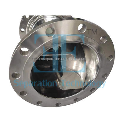 اندازه 6000mm مارپیچ استاتیک مخلوط کننده نوزل دستگاه پخش لوله با شیر نیروی هیدرولیک