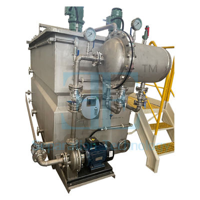 50L/Hour سیستم تصفیه آب DAF 5.5kw پمپ واحد شناور هوا حل شده