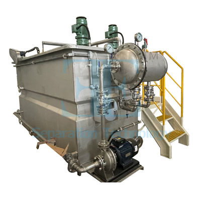 50L/Hour سیستم تصفیه آب DAF 5.5kw پمپ واحد شناور هوا حل شده