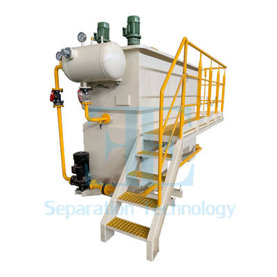 50L/Hour سیستم تصفیه آب DAF 5.5kw پمپ واحد شناور هوا حل شده
