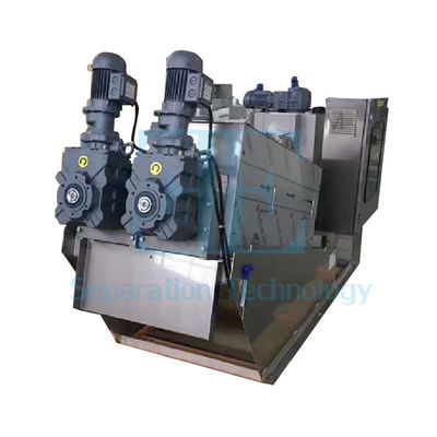 12000L/H آبشوری مدفوع پریس تصفیه فاضلاب مدفوع پریس