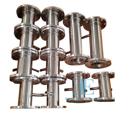 حداکثر اندازه مخلوط کننده های مارپیچی لوله مخلوط کننده ای استاتیک برای مخلوط کردن آب فاضلاب