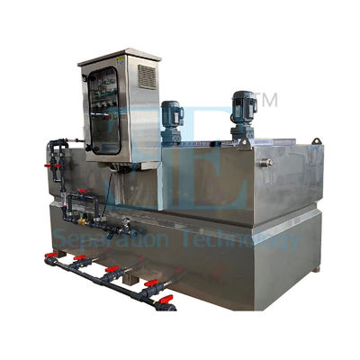تجهیزات پیشرفته آماده سازی پلیمر با خروجی 2000L / H و کنترل صفحه لمسی