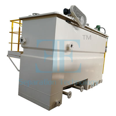 حذف SS و BOD با فلوتاسیون هوا حل شده آسان است 7600 * 2800 * 2260mm 0.55kw قدرت آمیزش کننده فلوکلت