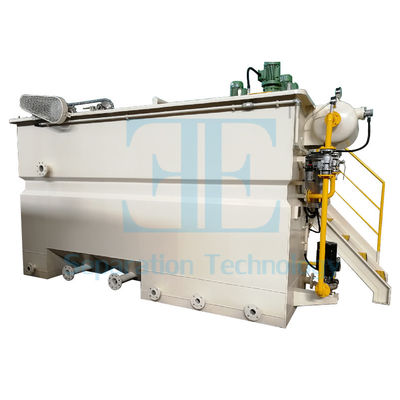 بار خلاء بالا تا 70 کیلوگرم / m2.h فلوتاسیون هوای حل شده با عمر 10 سال و کنترل شده توسط PLC