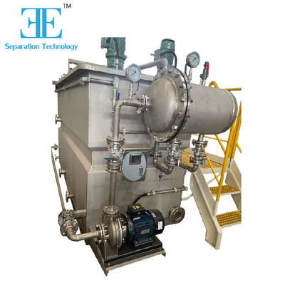 ظرفیت فوم فلوتیشن سلول بسته 1-500m3/h به طور موثر آلودگی ها را در دمای ورودی 5-40°C از بین می برد
