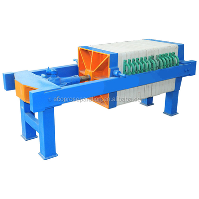 فیلتر پرس دستی صفحه ای قاب دار 4 متر مربع برای تصفیه فاضلاب