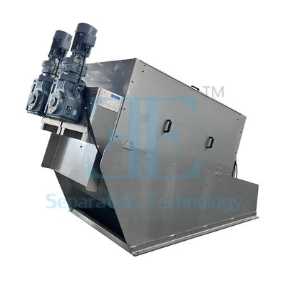 دستگاه آب زدایی مدفوع با پیچ 4.8-60m3/hr SUS304