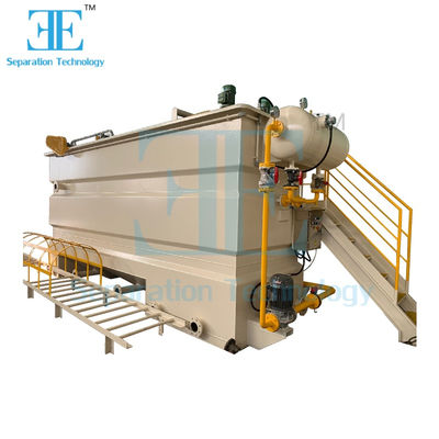 Ecopro 5m3/H Dissolved Air Flotation DAF Machine with 0.55kw Air Compressor and 3kw Dissolved Pump Power for Industrial Wastewater Treatment